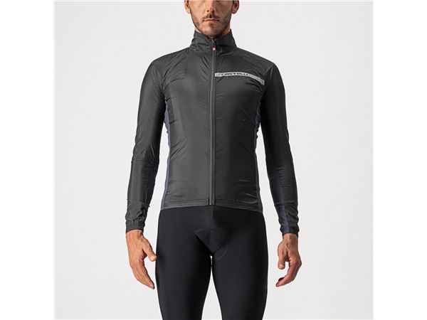 SQUADRA STRETCH JACKET LIGHT BLACK/DARK GRAY