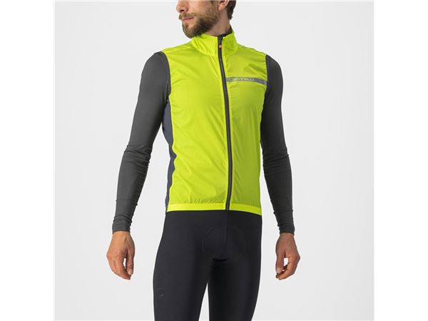 SQUADRA STRETCH VEST ELECTRIC LIME/DARK GRAY