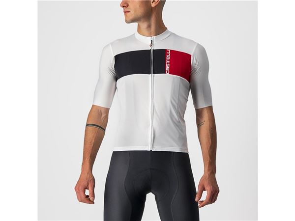 PROLOGO 7 JERSEY IVORY/LIGHT BLACK-RED