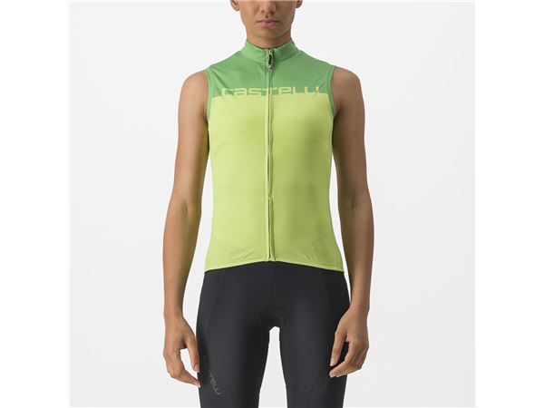 VELOCISSIMA SLEEVELESS BRIGHT LIME/ABSINTHE