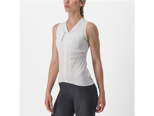 ANIMA 4 SLEEVELESS IVORY/LIGHT BLACK